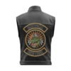 Daytona Bike Week Leather Biker Vest with Alligator Rider Embroidered Patch
