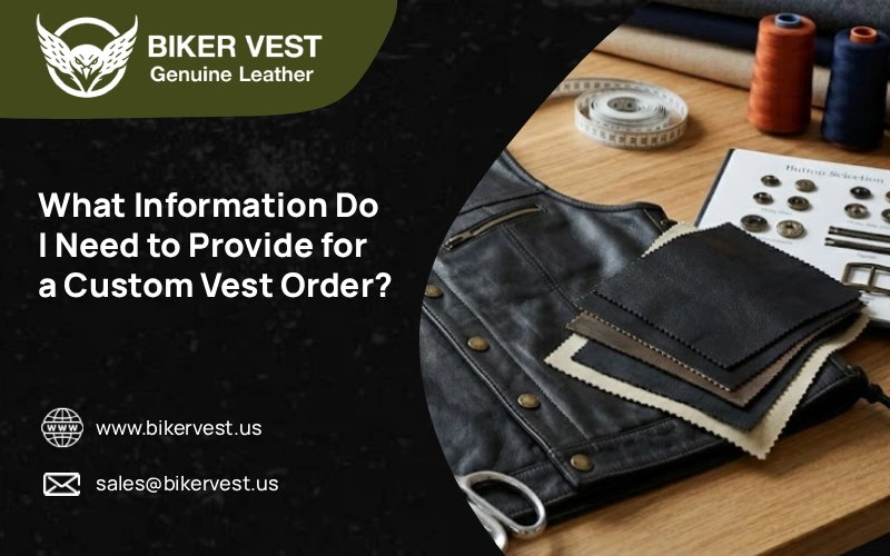 What Information Do I Need to Provide for a Custom Vest Order