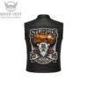 Black Hills Rally Bull Skull Leather Vest