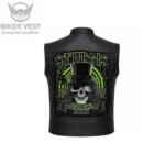 Sturgis 2026 Top Hat Skull Leather Vest