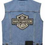 Harley-Davidson Light Wash Denim Vest