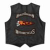 Vintage Leather Vest with HOG Collector Patches