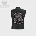 Independent No Club Bobber Leather Vest